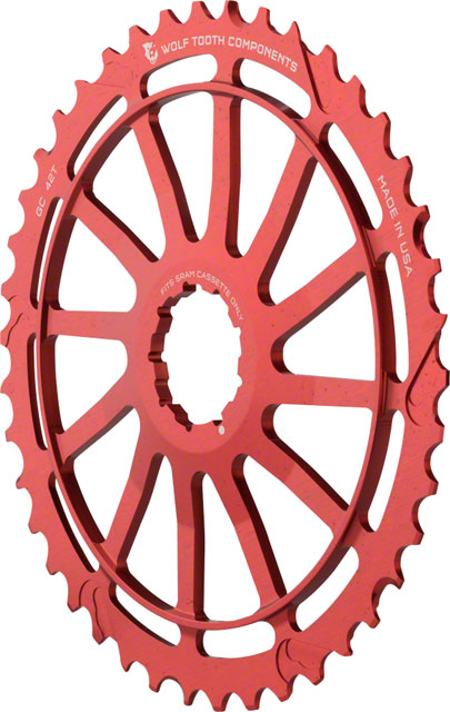 NEW WOLF TOOTH COMPONENTS 42T GC cog for SRAM 11-36 10-speed Cassettes BLACK