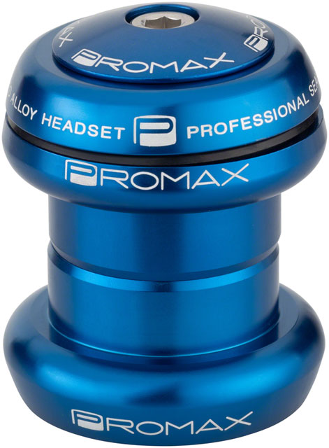 Promax PI-2 Steel Sealed Bearing 1-1//8 Press in Headset Blue