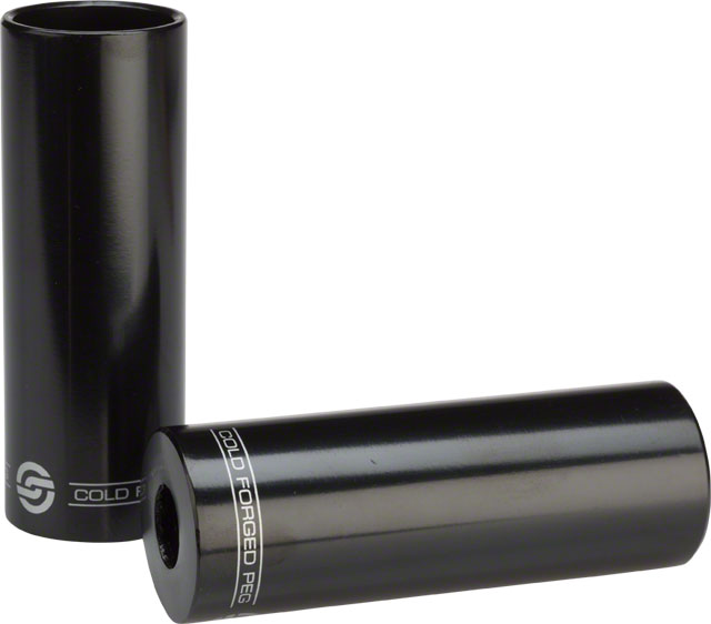 Salt AM Pegs Forged Steel Pair 14mm with 10mm Adaptor Black