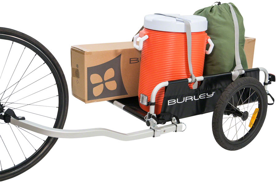 Burley Flatbed Cargo Bicycle Trailer 100 lbs. Capacity Bike Touring