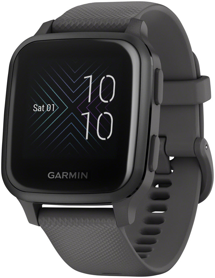 Garmin Venu SQ GPS Watch - Grey / Grey Silicone Band