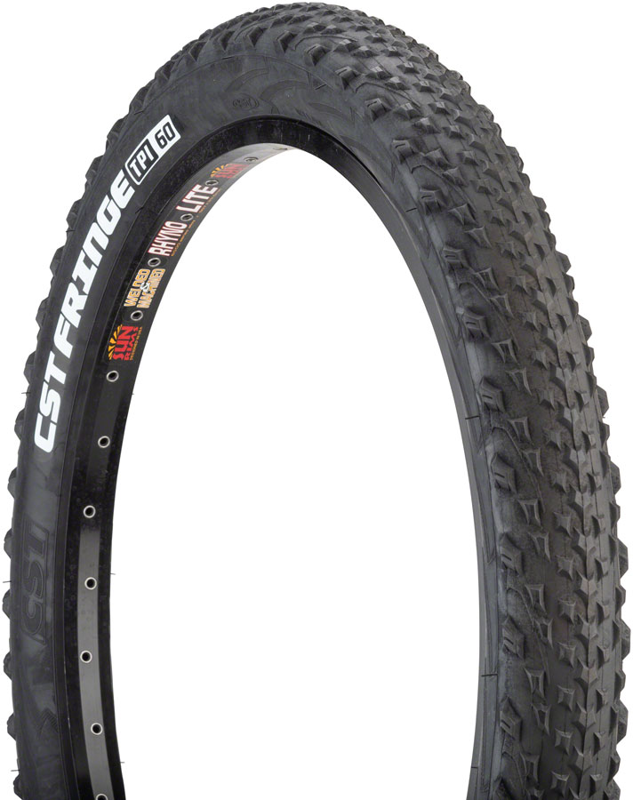 CST Fringe Tire 24 x Clincher Wire Black